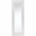 Camden Isle 16 x 48 in. Lincoln Classic Frame Beveled Accent Mirror, Silver 86306